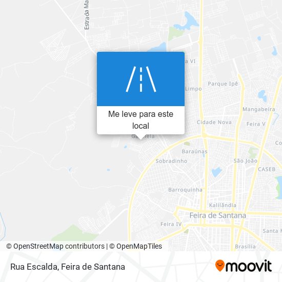 Rua Escalda mapa