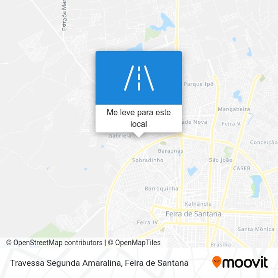 Travessa Segunda Amaralina mapa