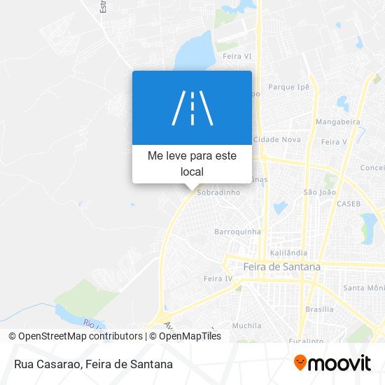 Rua Casarao mapa