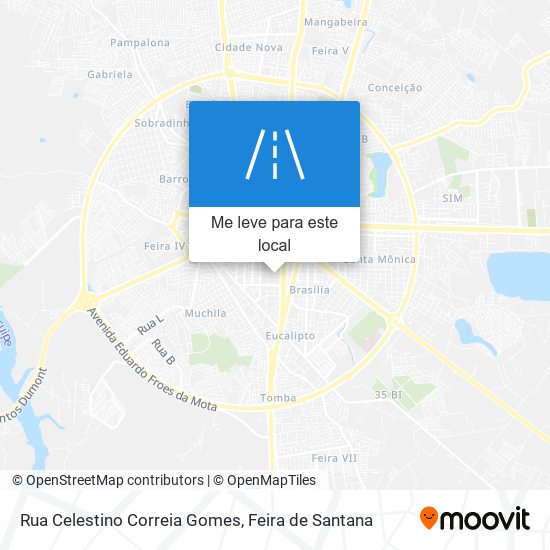 Rua Celestino Correia Gomes mapa