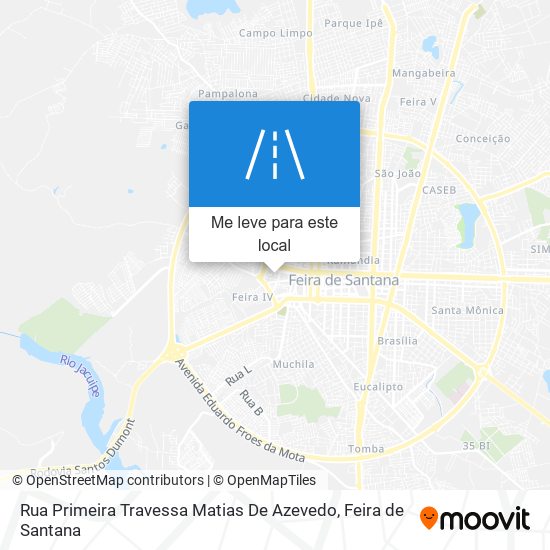 Rua Primeira Travessa Matias De Azevedo mapa