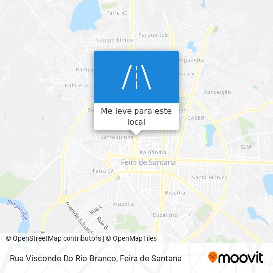 Rua Visconde Do Rio Branco mapa