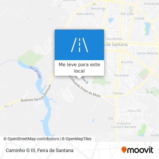 Caminho G III mapa