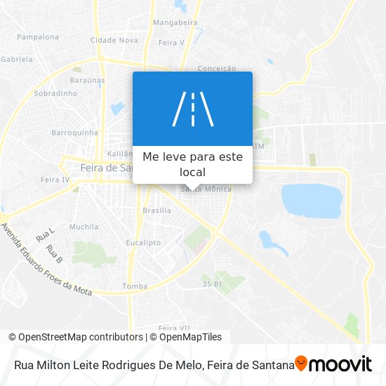 Rua Milton Leite Rodrigues De Melo mapa