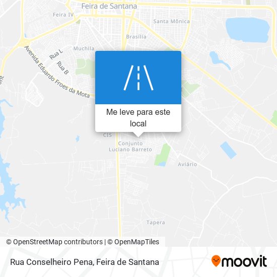 Rua Conselheiro Pena mapa