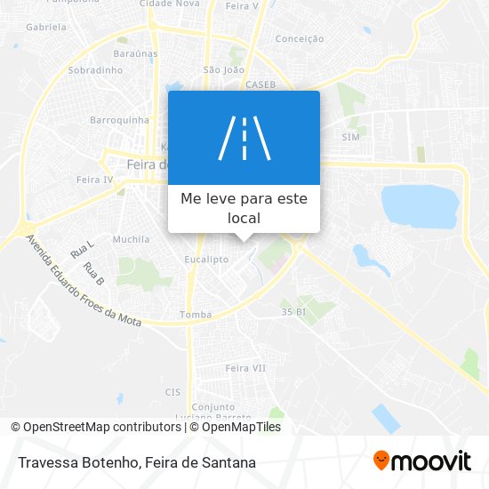 Travessa Botenho mapa