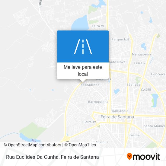 Rua Euclides Da Cunha mapa