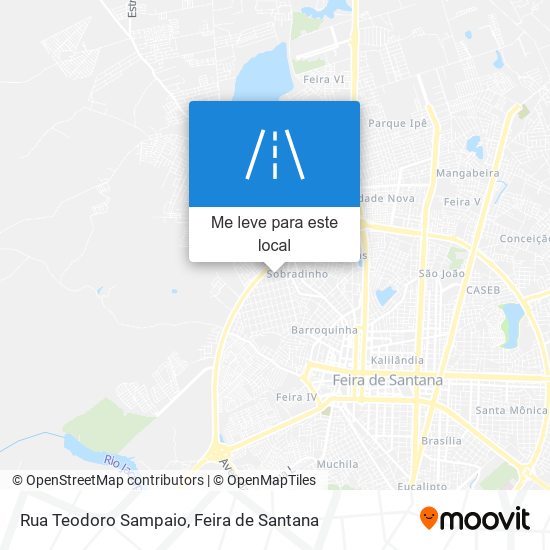 Rua Teodoro Sampaio mapa