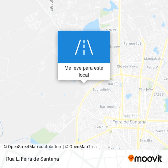 Rua L mapa