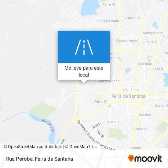 Rua Peroba mapa