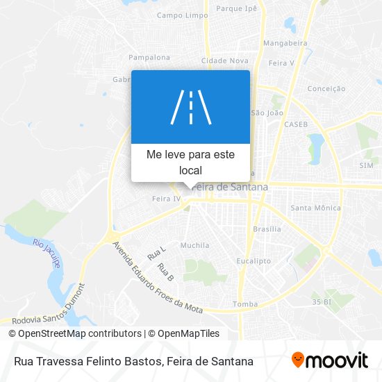 Rua Travessa Felinto Bastos mapa