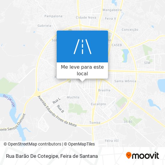 Rua Barão De Cotegipe mapa