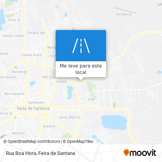 Rua Boa Hora mapa