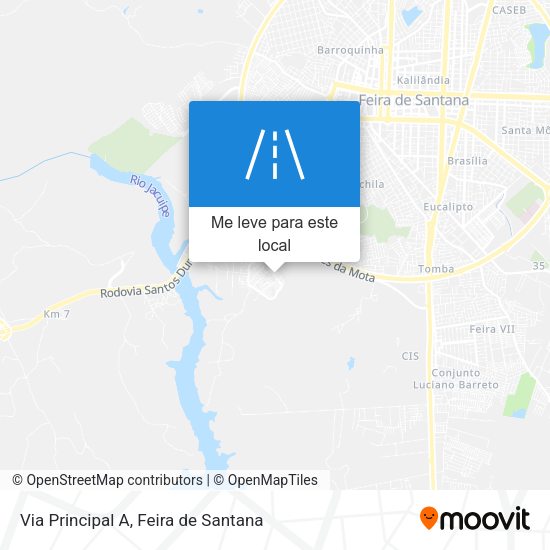 Via Principal A mapa