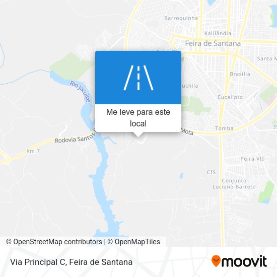 Via Principal C mapa