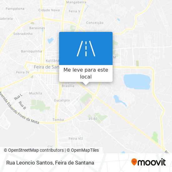 Rua Leoncio Santos mapa