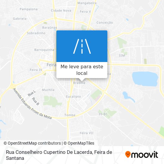 Rua Conselheiro Cupertino De Lacerda mapa