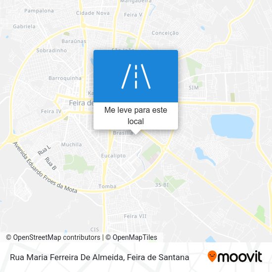Rua Maria Ferreira De Almeida mapa