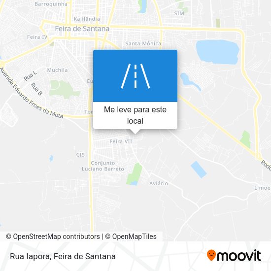 Rua Iapora mapa