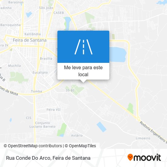 Rua Conde Do Arco mapa