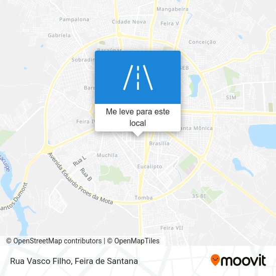 Rua Vasco Filho mapa