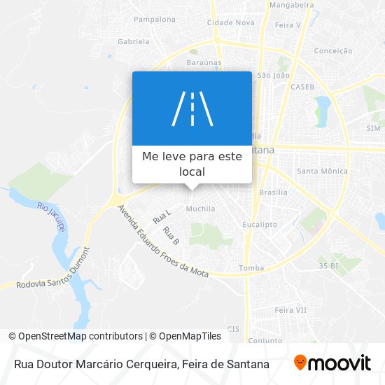 Rua Doutor Marcário Cerqueira mapa