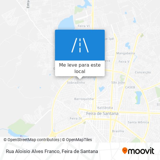 Rua Aloisio Alves Franco mapa