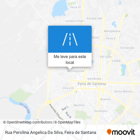 Rua Perolina Angelica Da Silva mapa