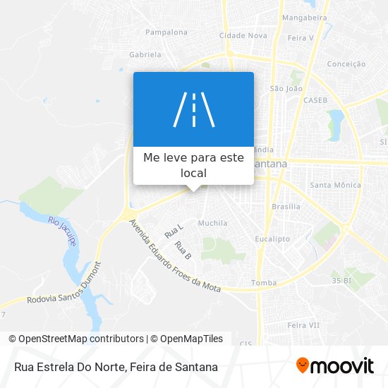 Rua Estrela Do Norte mapa