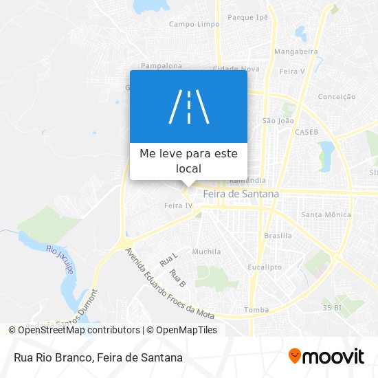 Rua Rio Branco mapa