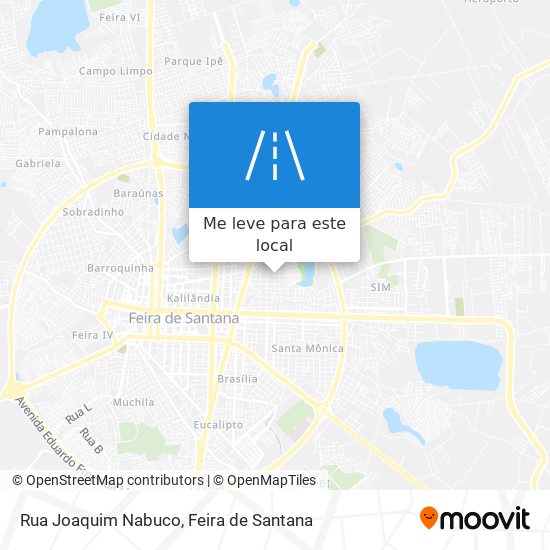 Rua Joaquim Nabuco mapa