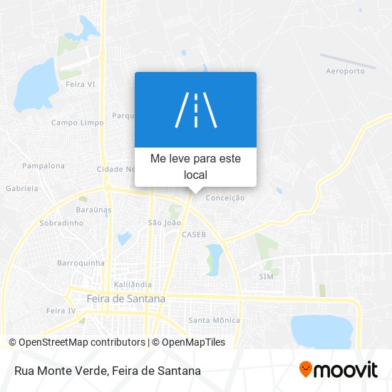 Rua Monte Verde mapa