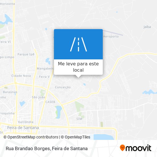 Rua Brandao Borges mapa