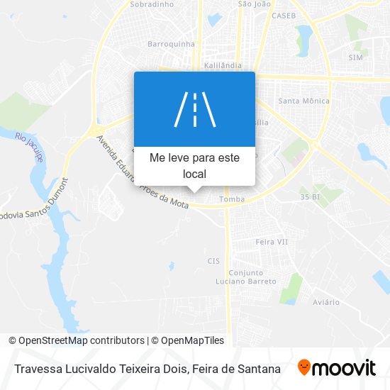 Travessa Lucivaldo Teixeira Dois mapa