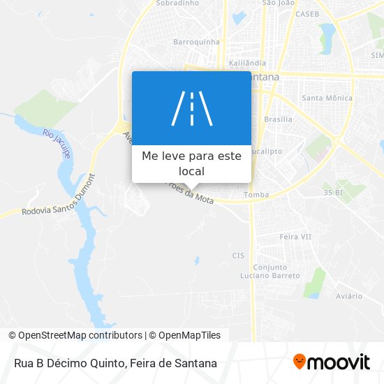 Rua B Décimo Quinto mapa