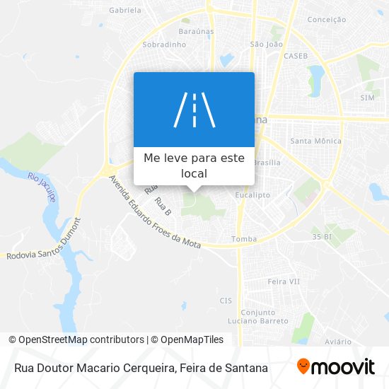 Rua Doutor Macario Cerqueira mapa