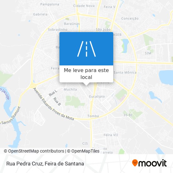 Rua Pedra Cruz mapa