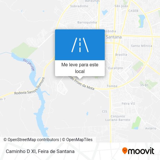 Caminho D XI mapa