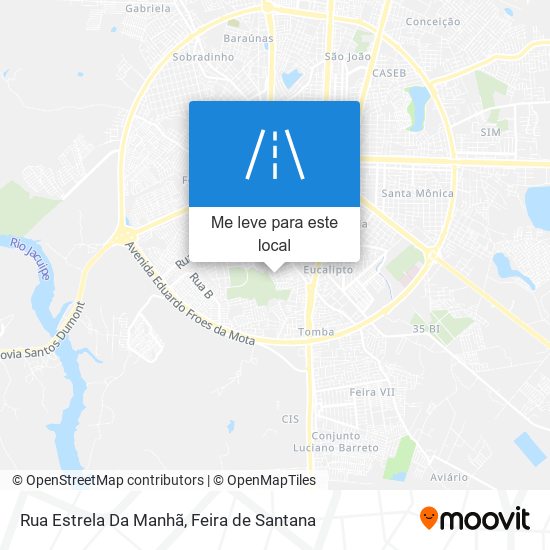 Rua Estrela Da Manhã mapa