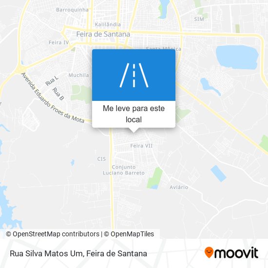 Rua Silva Matos Um mapa