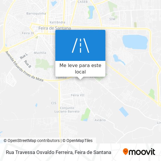 Rua Travessa Osvaldo Ferreira mapa