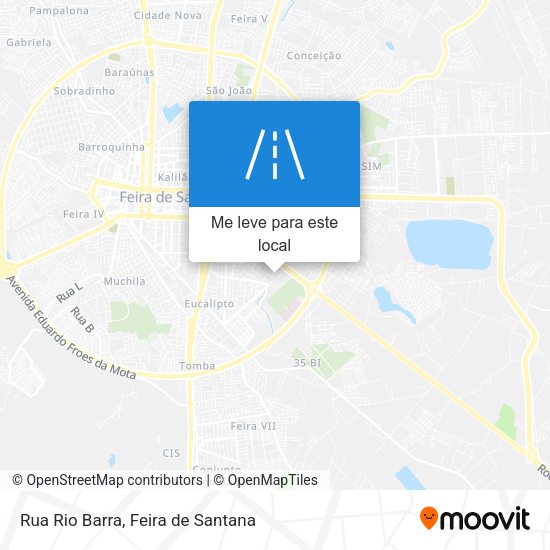 Rua Rio Barra mapa