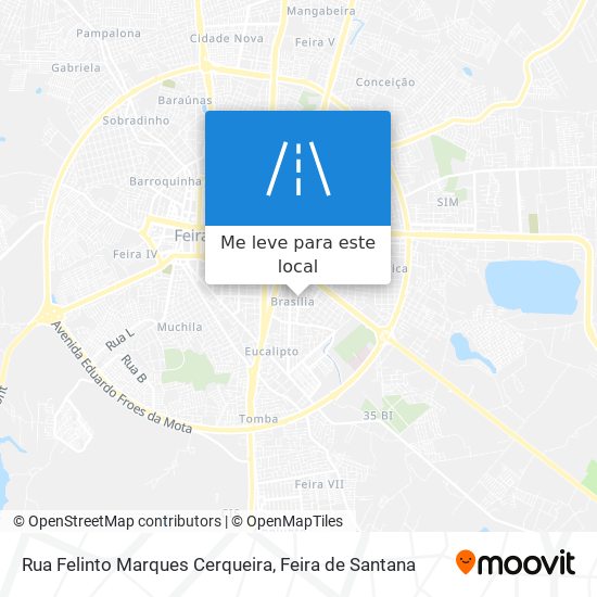 Rua Felinto Marques Cerqueira mapa