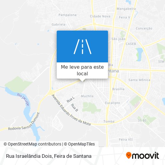 Rua Israelândia Dois mapa