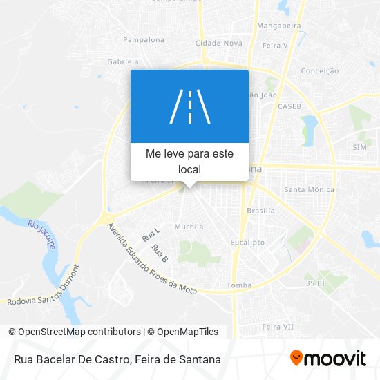 Rua Bacelar De Castro mapa