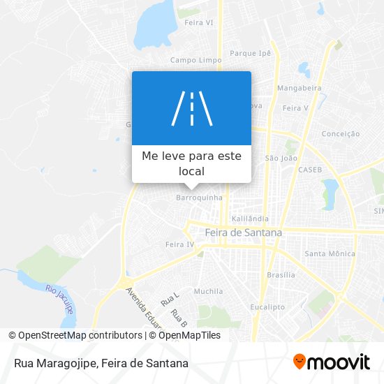 Rua Maragojipe mapa