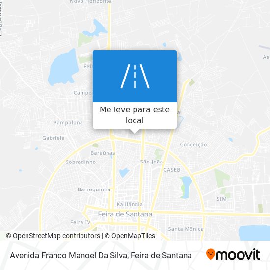 Avenida Franco Manoel Da Silva mapa