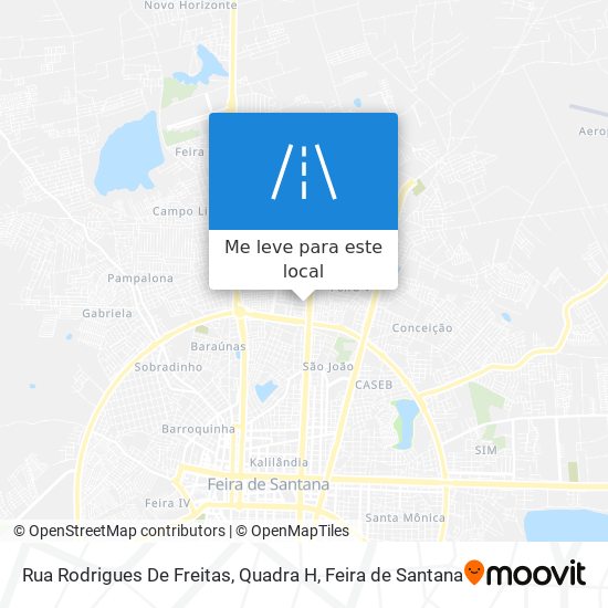 Rua Rodrigues De Freitas, Quadra H mapa