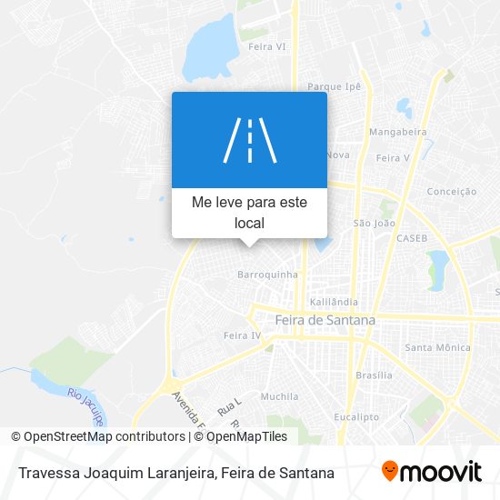 Travessa Joaquim Laranjeira mapa