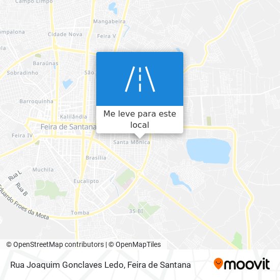 Rua Joaquim Gonclaves Ledo mapa